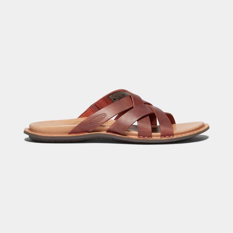 Keen Sofia Womens Slides Brown Online Sale (3426-EXMRN)